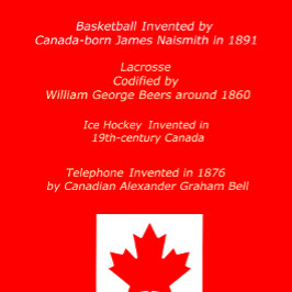 カナダのTシャツが発明 Tシャツ