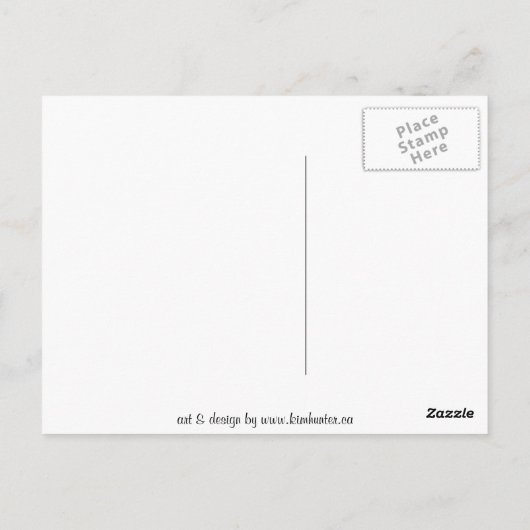 カナダはがきカナダ賛美歌記念はがき ポストカード (裏面)