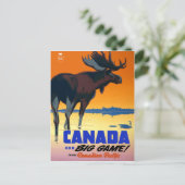 カナダはがき用ヴィンテージ旅行ポスター ポストカード (スタンド正面)