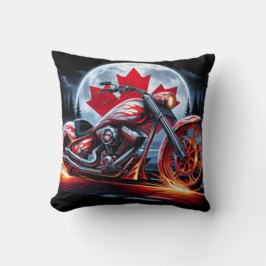 カナダはっきりしたのナイトスクの下に乗るオートバイ クッション (正面)