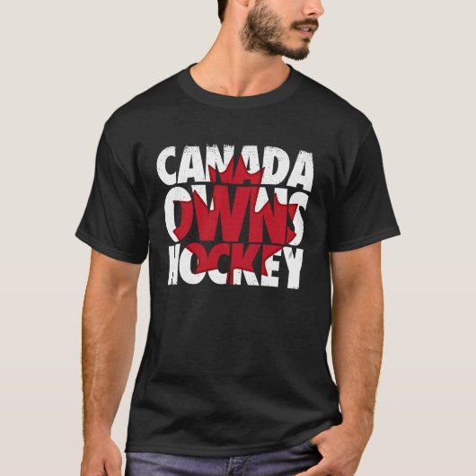 カナダはアイスアリーナスポーツを所有 Tシャツ (正面)