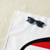 カナダはカスタムな文字のビーチタオルを影で覆います ビーチタオル (インサイチュ)