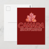 カナダはカナダプライドの販売ではない ポストカード (正面/裏面)