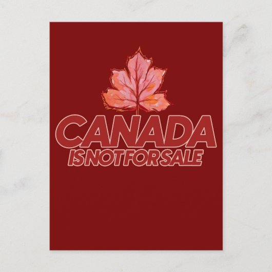 カナダはカナダプライドの販売ではない ポストカード (正面)