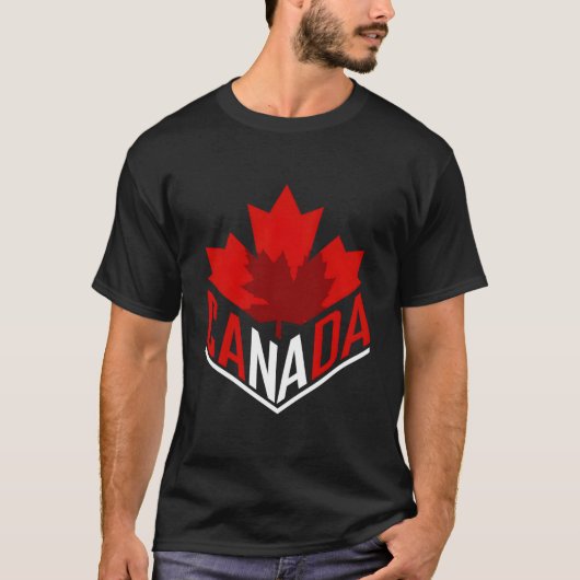 カナダはカナダ人のもの Tシャツ (正面)