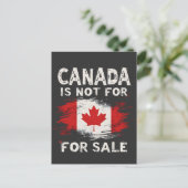 カナダはトランプ大統領の売り出しではない シーズンポストカード (スタンド正面)
