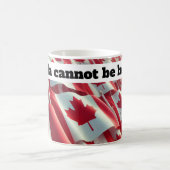 カナダはマグ買できない コーヒーマグカップ (中央)