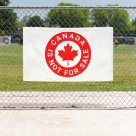 カナダはレッドメープルリーフタイポグラフィ 横断幕