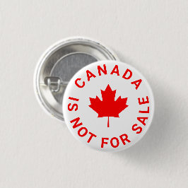 カナダはレッドメープルリーフタイポグラフィ 缶バッジ