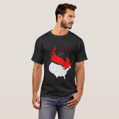 カナダは上のそれを好みます Tシャツ (正面フル)