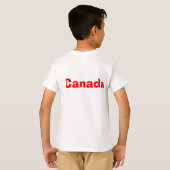 カナダは世界的に優れている Tシャツ (裏面フル)