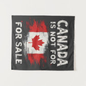 カナダは売り物じゃない トランプ大統領 タペストリー (正面(横))