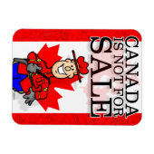 カナダは売り物ではない！ マグネット (横)