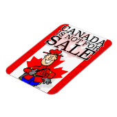 カナダは売り物ではない！ マグネット (左側)