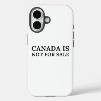 カナダは売り物ではない – 政治的メッセージ iPhone 16ケース
