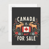 カナダは販売されていないアメリカトランプ51州 インビテーションポストカード (正面/裏面)