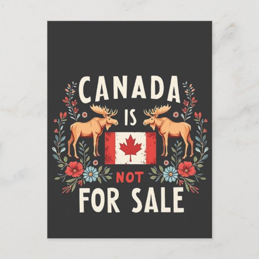 カナダは販売されていないアメリカトランプ51州 インビテーションポストカード (正面)