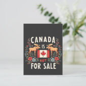 カナダは販売されていないアメリカトランプ51州 インビテーションポストカード (スタンド正面)