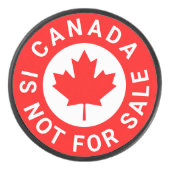 カナダは販売されていないタイポグラフィ赤楓の葉 アイスホッケーパック (正面)