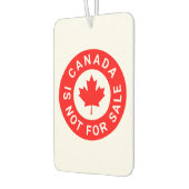 カナダは販売されていないタイポグラフィ赤楓の葉 カーエアーフレッシュナー (左)