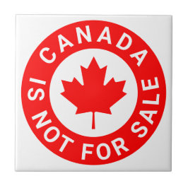 カナダは販売されていないタイポグラフィ赤楓の葉 タイル