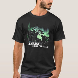 カナダは販売されていない – Northern Lightsデザイン Tシャツ