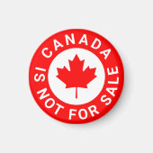 カナダは赤カエデの葉の販売カスタム文字ではない マグネット (正面)