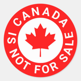カナダは赤カエデの葉の販売カスタム文字ではない ラウンドシール