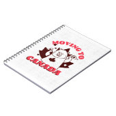 カナダへの移動 ノートブック (左側)