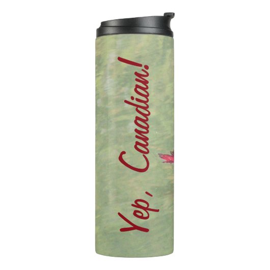 カナダをテーマにしたデザイナー タンブラー (回転左)