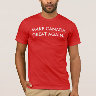 カナダを素晴らしく再度させて下さい! Tシャツ