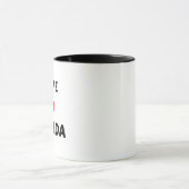カナダを非難する マグカップ (中央)