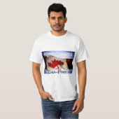 カナダをRoseWritesによってZikaなし保って下さい Tシャツ (正面フル)