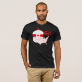 カナダアメリカクールなTuqueのTシャツ Tシャツ (正面フル)