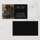 カナダアルバータカルガリーの伝統公園の鉄道 名刺 (正面/裏面)