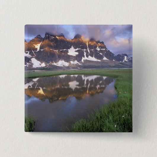 カナダアルベルタトノクインバレージャスパー 缶バッジ (正面)