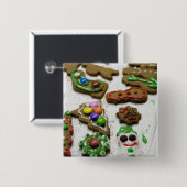 カナダアルベルタバンフフェアモントバンフ春 缶バッジ (正面&裏面)