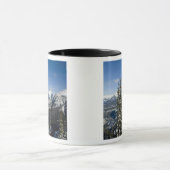 カナダアルベルタバンフボウバレーの景色 マグカップ (中央)