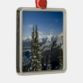 カナダアルベルタバンフボウバレーの景色 メタルオーナメント (右)