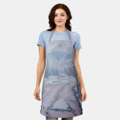 カナダアートエプロンカスタムズチアカムスイーグルエプロン エプロン (着用した状態)