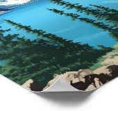 カナダイラストレーショントラベルアートヴィンテージ ポスター (角)