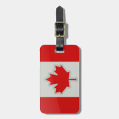 カナダインフラグ – ラゲージタグ (正面縦)