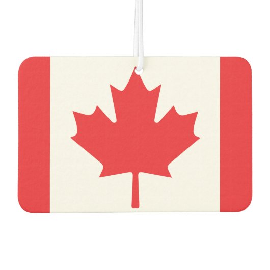 カナダイン国旗のフレッシュナー カーエアーフレッシュナー (正面)