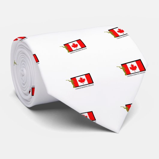 カナダウィニペグの代表団LDS CTR ネクタイ (ロール)