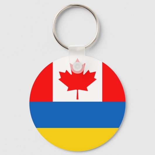 カナダウクライナ キーホルダー (正面)
