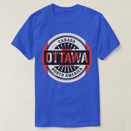 カナダオタワ Tシャツ (デザイン正面)