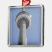 カナダオンタリオトロントCNタワーの上部 メタルオーナメント (左)