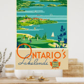 カナダオンタリオVintage旅行ポスター ポスター (キッチン)