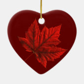 カナダオーナメントのお土産&カナダの贈り物 セラミックオーナメント (裏面)