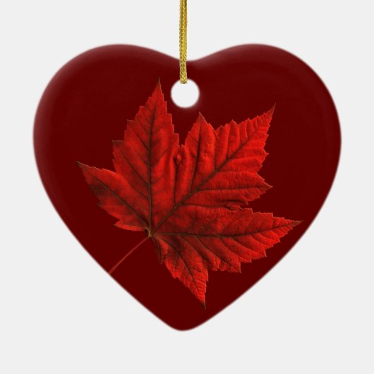 カナダオーナメントのお土産&カナダの贈り物 セラミックオーナメント (裏面)